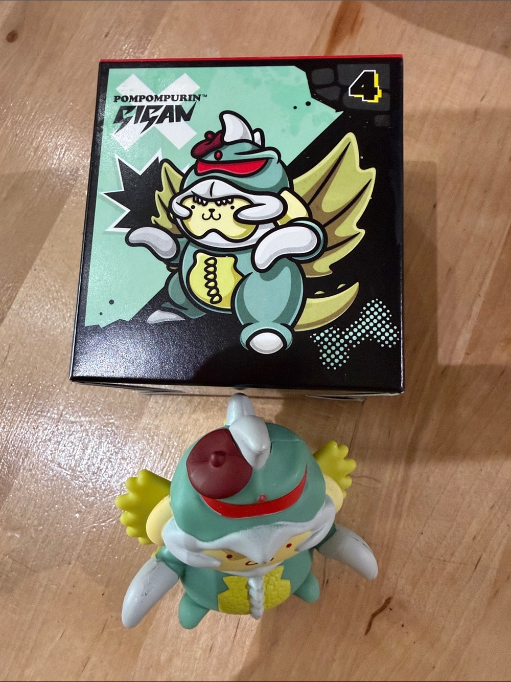 Hello Kitty Godzilla Happy Meal Toy Pompompurin as Gigan